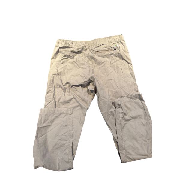 Vuori Ripstop Pant Men’s XL Drawstring Tan/Beige Hiking Outdoors - Picture 2 of 5
